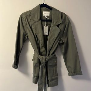 Brand new with tags! Lucky Brand olive green jacket